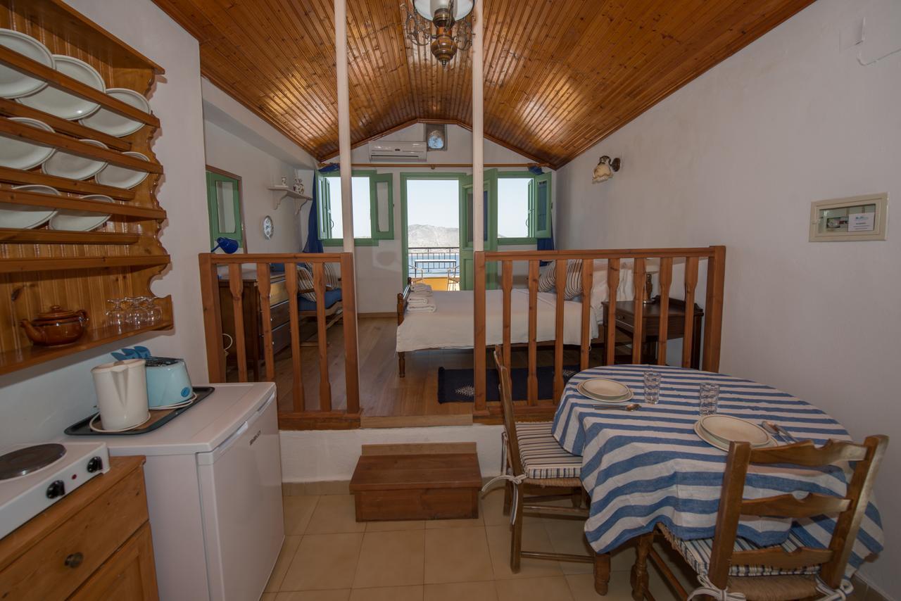Kyklameno Studio No 2 Symi Bagian luar foto