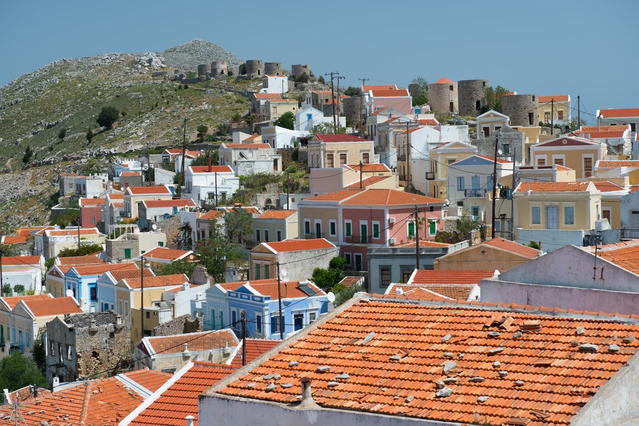 Kyklameno Studio No 2 Symi Bagian luar foto